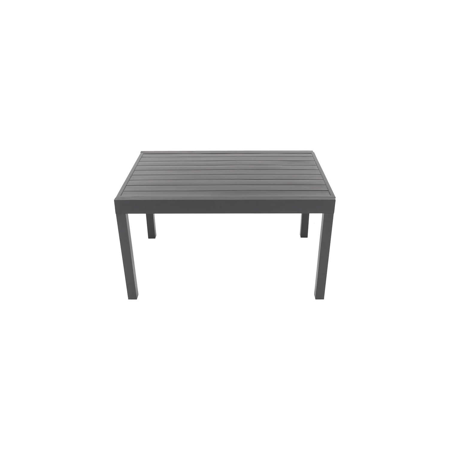 VESTIAMO CASA GIARDINO - Tavolo da giardino allungabile in alluminio Antracite - h75x135/270x90 cm